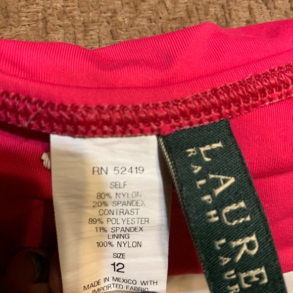 Ralph Lauren swimsuit-2 piece- size 12 - Picture 5 of 6